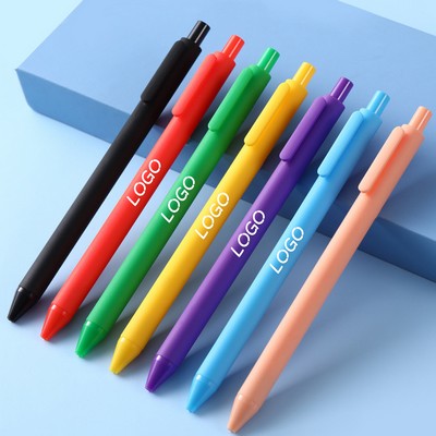 Click Action Plastic Ballpoint Pen