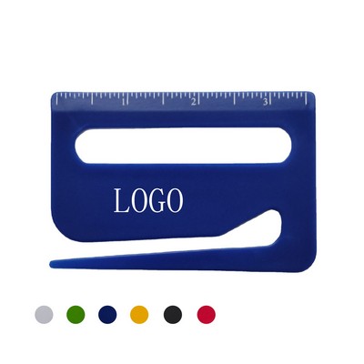 3" 1 Envelope Opener Letter Slitter Magnifying Glass Ruler Multi-functional Tool