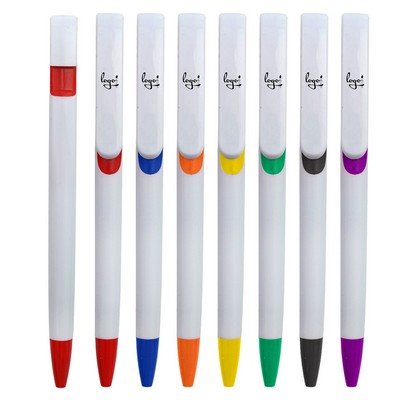Colored Plastic Ballpoint Pen